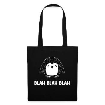 Pingouin Cold Dicton Animal Snow Ice Bird - Sac en tissu - noir - Devant