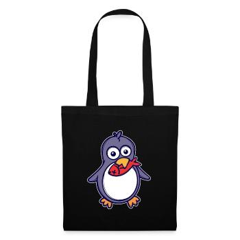 Sweet Animal Oiseau de mer Pingouin Antarctique Oiseau - Sac en tissu - noir - Devant