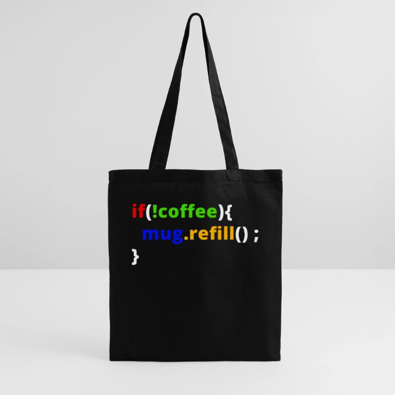 Programmierer Admin IT Code Kaffee EDV Informatik Stoffbeutel