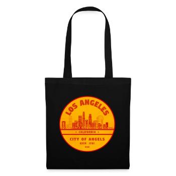 Sunstamp Los Angeles Skyline - Sac en tissu - noir - Devant