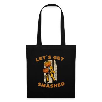 Let's Get Smashed Vintage Pumpkin #2 - Stoffbeutel - Schwarz - Vorne