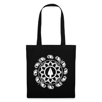 Nordwald Circle Star Tree Logo - Tote Bag - black - Front