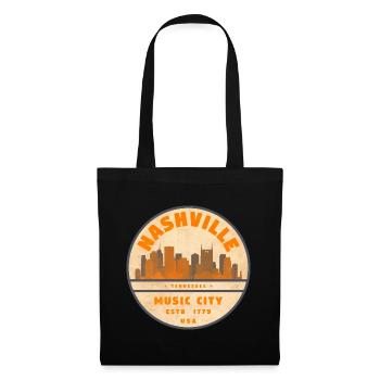 Nashville USA - Tote Bag - black - Front