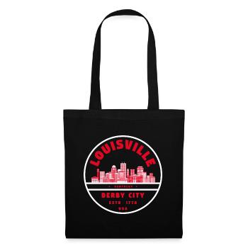 Louisville Derby Skyline Emblem - Stoffbeutel - Schwarz - Vorne