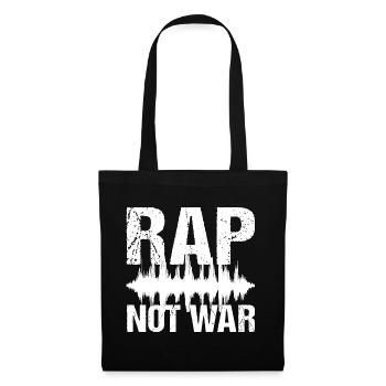 Rap Pas Guerre Paix Hip Hop Musique Rap - Sac en tissu - noir - Devant