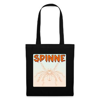HALLOWEEN KOSTÜME - SPINNENTIERE SPINNE - Stoffbeutel - Schwarz - Vorne