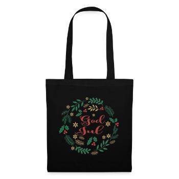Merry Christmas T-Shirt God Jul Merry Christmas - Tote Bag - black - Front