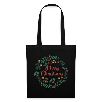 Merry Christmas T-Shirt Merry Christmas Feliz Navidad - Tote Bag - black - Front