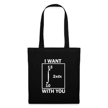 I Want 69 With You Funny Math Integral - Tote Bag - black - Front