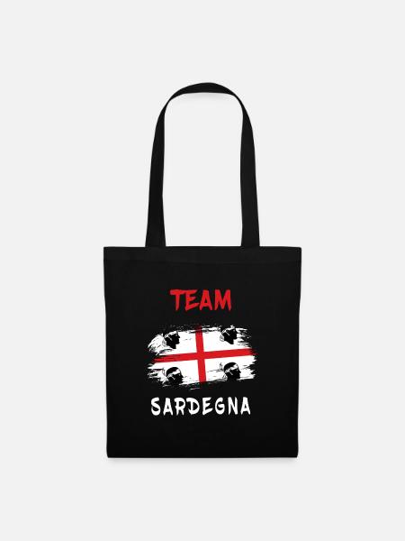 Team Sardinien Design - Stoffbeutel - Schwarz