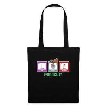 Déclaration d’animal paresseux endormi Mammal - Sac en tissu - noir - Devant