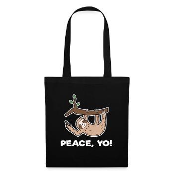 Cool Statement Sloth Jungle Dweller Hammock - Tote Bag - black - Front