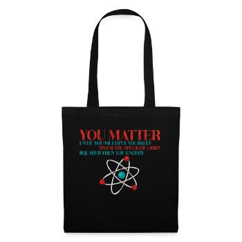 Vous comptez jusqu’à ce que vous x par c2 puis vous énergie 3 - Sac en tissu - noir - Devant