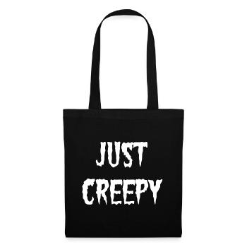 Sprüche, Halloween Outfit, verschenken - Stoffbeutel - Schwarz - Vorne