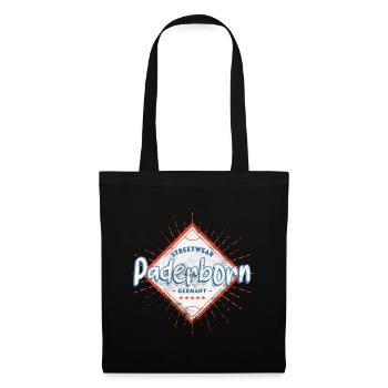 Paderborn Allemagne Ville Skyline Accueil Amour - Sac en tissu - noir - Devant