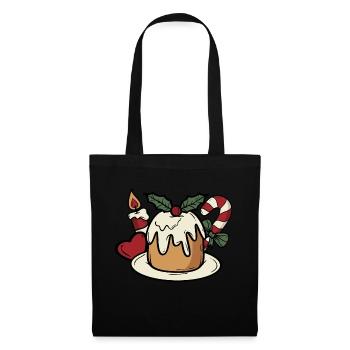 Christmas Candy Weihnachten Süßigkeiten Cake - Tote Bag - black - Front