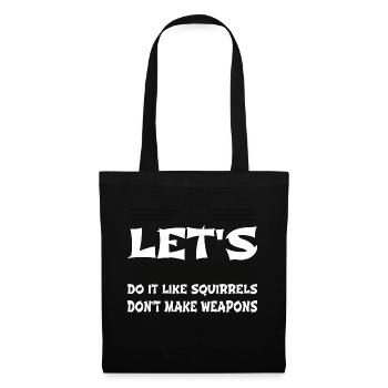 joke dove of peace birthday quote funny sayings - Tote Bag - black - Front