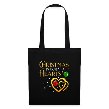 Christmas in my heart - Stoffbeutel - Schwarz - Vorne