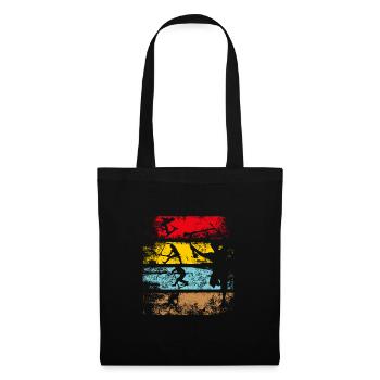 Trottinette freestyle trash art - Sac en tissu - noir - Devant