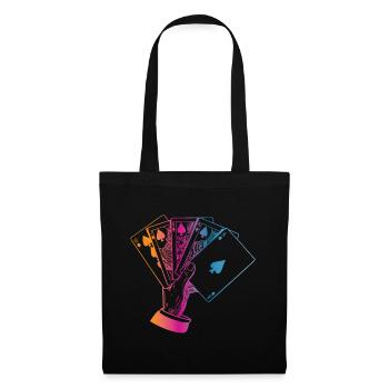 Poker Gift Idea - Tote Bag - black - Front