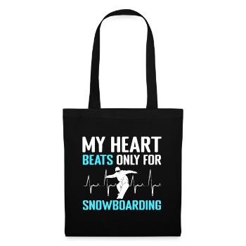 Snowboard Extremsport Boarder - Stoffbeutel - Schwarz - Vorne