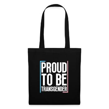 Trans Transgender Transsexual Pride - Tote Bag - black - Front