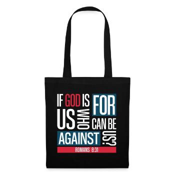 God for us (dark) - Tote Bag - black - Front