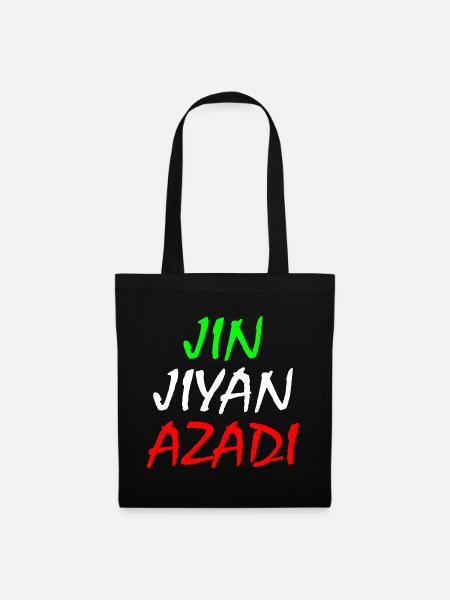 Women life freedom jin jiyan azadi - Stoffbeutel - Schwarz