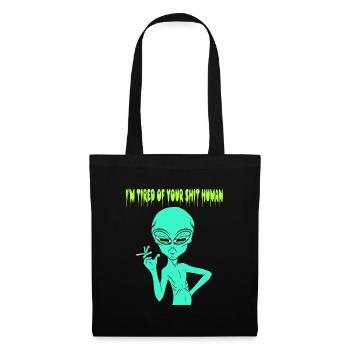 Je suis fatigué de votre merde Conception de - Sac en tissu - noir - Devant
