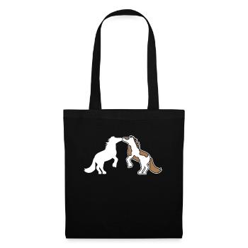 Cool Horses Horse Love Icelandic Horses Gallop - Tote Bag - black - Front