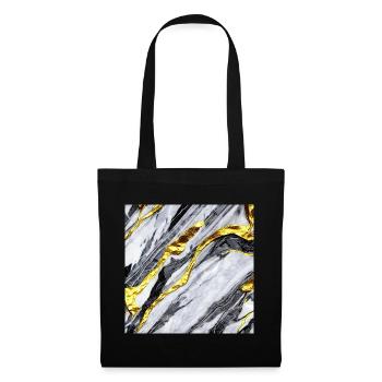 Marble gold structure - Tote Bag - black - Front