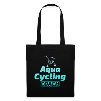 Aqua Cycling Swimming Pool Fitness Training Coach - Tote Bag - black - Front