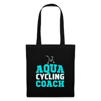 Aqua Cycling Swimming Pool Fitness Training Coach - Tote Bag - black - Front
