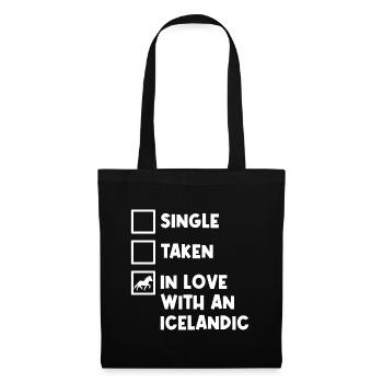 Gallop Icelandic Horses Horse Love Statement Horses - Tote Bag - black - Front