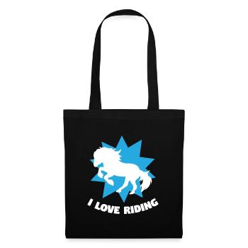 Horses Riding Statement Icelandic Horses Horse Love - Tote Bag - black - Front