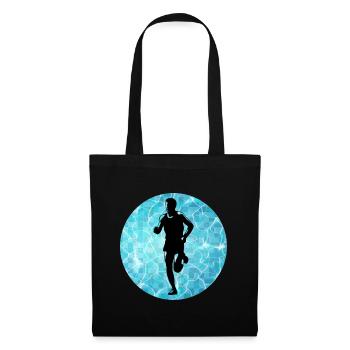 Deep Water Aqua jogging Pool Running Fitness - Sac en tissu - noir - Devant