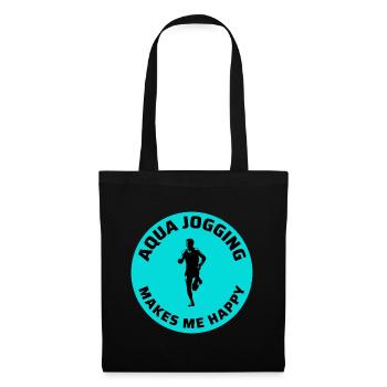 Deep Water Aqua jogging Pool Running Fitness - Sac en tissu - noir - Devant