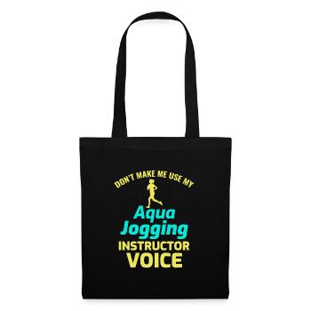 Deep Water Aqua jogging Pool Running Fitness - Tote Bag - black - Front