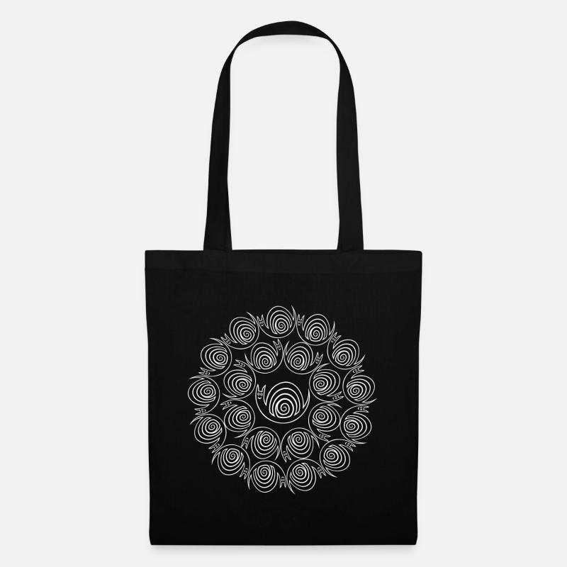 Cercles à vis - Sac en tissu - noir