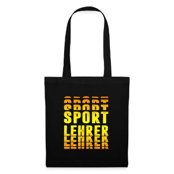 Sportlehrer Design - Stoffbeutel - Schwarz - Vorne