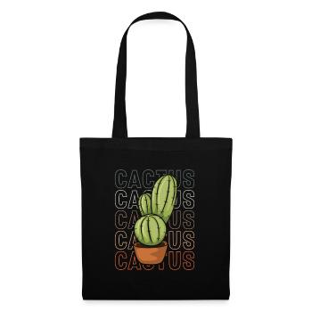 Cactus Spines Nature Holiday - Sac en tissu - noir - Devant