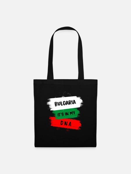 Bulgarien ist in meiner DNA - Stoffbeutel - Schwarz