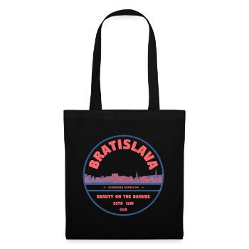 Bratislava Skyline Danube - Tote Bag - black - Front