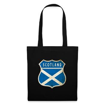 Scotland coat of arms flag design - Tote Bag - black - Front