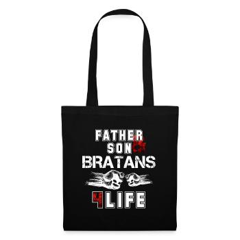Father and son Bratan's gift for life - Tote Bag - black - Front