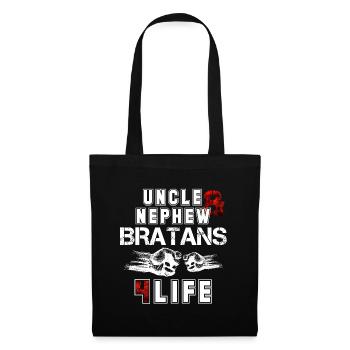 Bratan's uncle and nephew for life gift - Tote Bag - black - Front