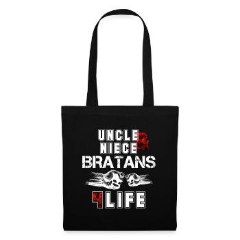 Bratan's uncle and niece for life Gift - Tote Bag - black - Front
