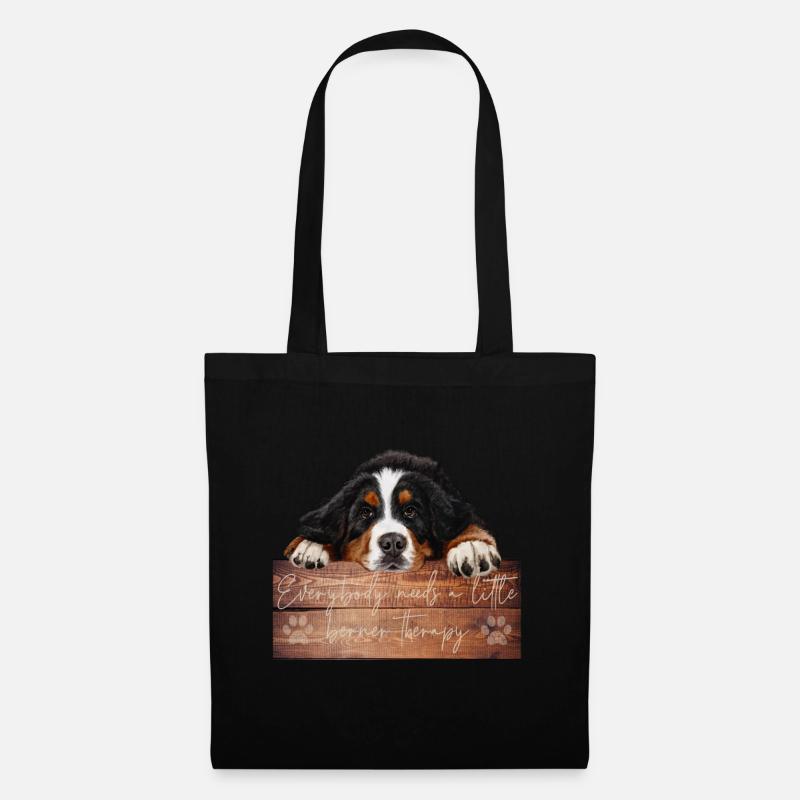 Berner Sennenhund - Stoffbeutel - Schwarz