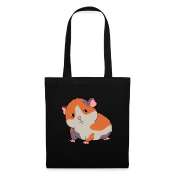 Cute Guinea Pig Shirt For Animal Lovers T-shirt - Stoffbeutel - Schwarz - Vorne