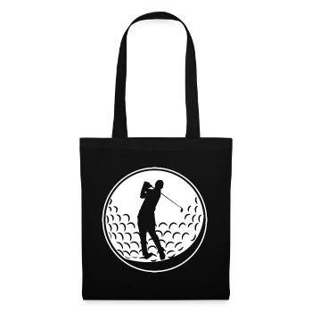 Golf ball - Tote Bag - black - Front